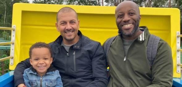 Richard, Dario and their son