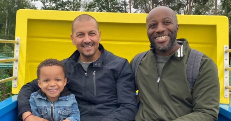 Richard, Dario and their son