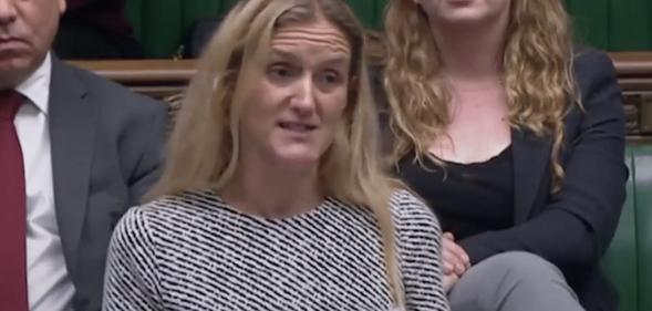 Jo Cox's sister Kim Leadbeater gave an emotional speech in parliament