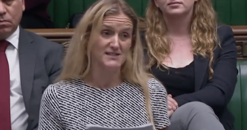 Jo Cox's sister Kim Leadbeater gave an emotional speech in parliament