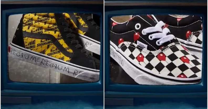 The Vans x Horror collection features sneakers inspired by classic films.