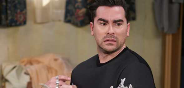 David Rose looking very concerned