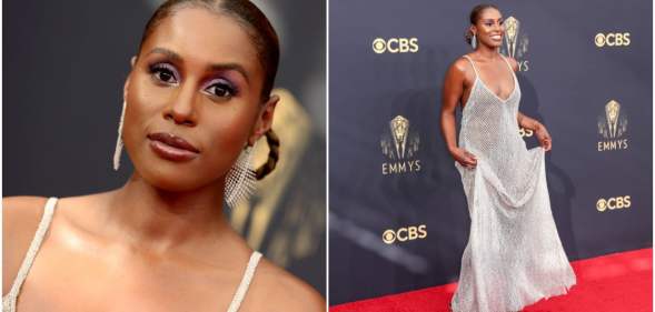 Issa Rae's Emmy red carpet eye makeup look cost £10.