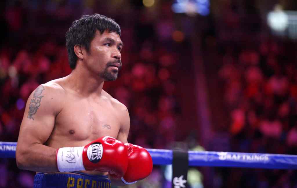 Manny Pacquiao in the boxing ring