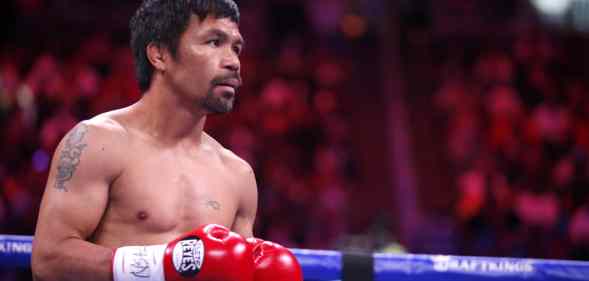 Manny Pacquiao in the boxing ring