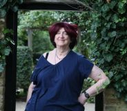 The trans poet Roz Kaveney.