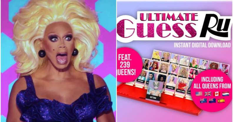 The RuPaul's Drag Race edition of classic game Guess Who? features 239 queens from the franchise.