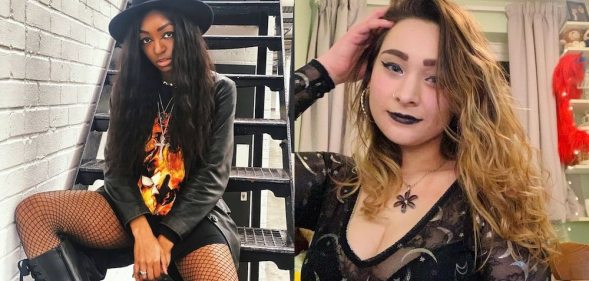 Asexual awareness activists Yasmin Benoit and Emi Salida.