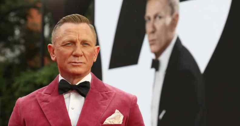 Daniel Craig attends the World Premiere of "NO TIME TO DIE"