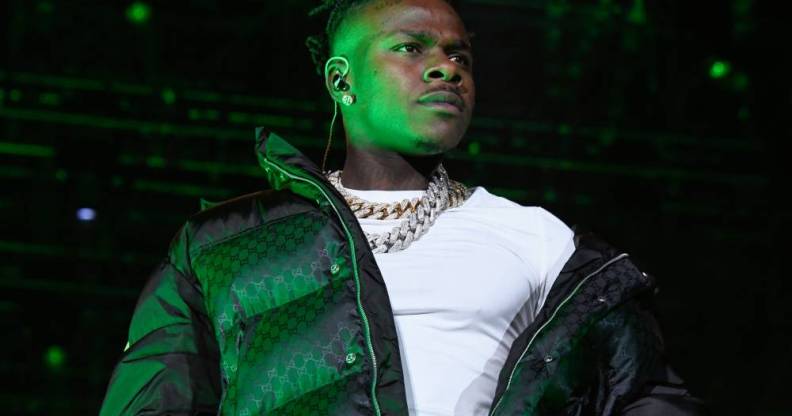 A picture of dababy at the rolling loud concert at new york