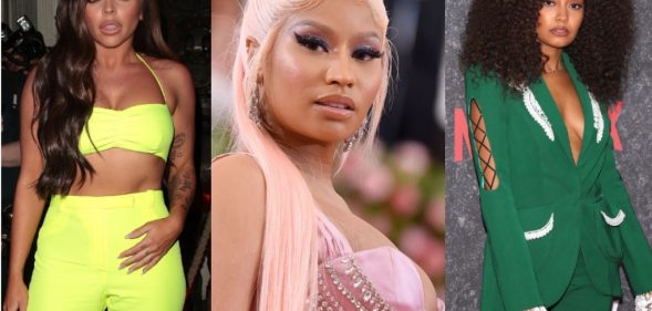 Jesy Nelson, Nicki Minaj and Leigh-Anne Pinnock