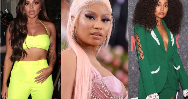 Jesy Nelson, Nicki Minaj and Leigh-Anne Pinnock