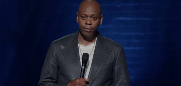 A still from Dave Chappelle's special The Closer on Netflix
