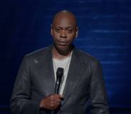 A still from Dave Chappelle's special The Closer on Netflix