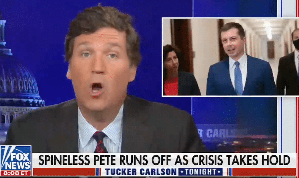 Tucker Carlson mocks Pete Buttigieg on his Fox News show