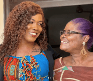 Ghanaian singer Angel Maxine and her mother Araba Forson