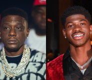 Headshots of Boosie Badazz and Lil Nas X