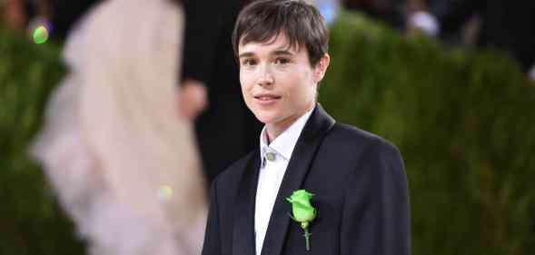 Elliot Page paid tribute to Oscar Wilde at the Met Gala.