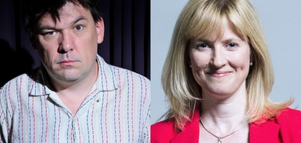 Graham Linehan and Rosie Duffield