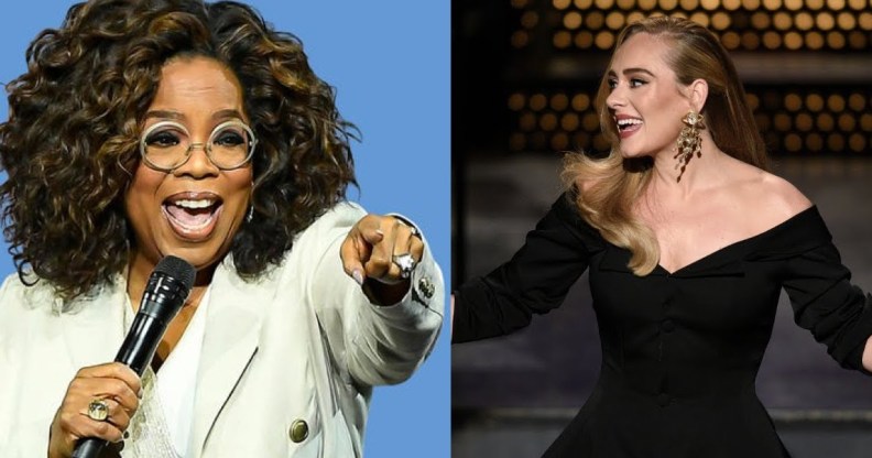 Adele and Oprah