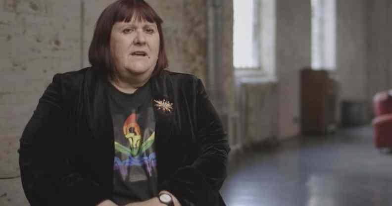 Lisa Power in Sky documentary Positive