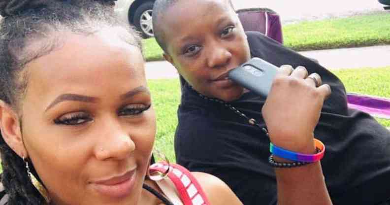 Virginia queer couple Nicole Lovewine and Detra Brown