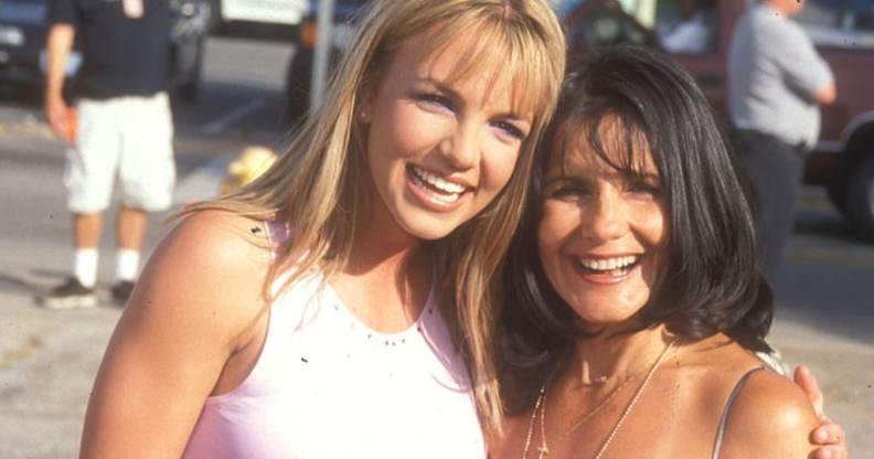 Britney Spears with her mum Lynne