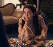 Ella Hunt in Dickinson season three.