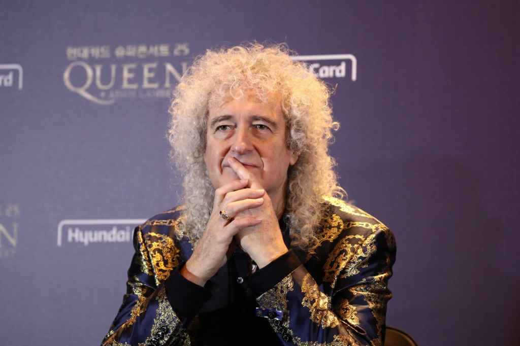 Brian May of Queen attends the press conferenc