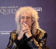 Brian May of Queen attends the press conferenc