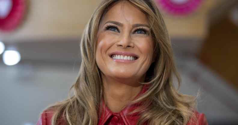 First Lady Melania Trump Visits Children's Inn At The National Institutes For Health On Valentine's Day