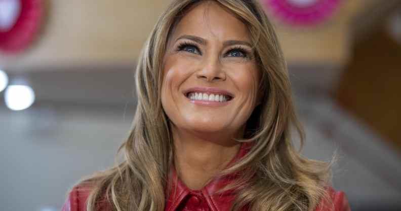 First Lady Melania Trump Visits Children's Inn At The National Institutes For Health On Valentine's Day