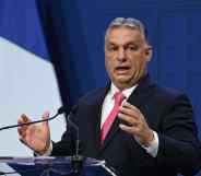 Hungary's anti-LGBT+ prime minister Viktor Orban