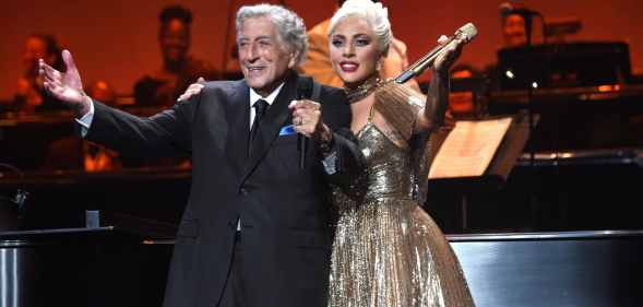 Tony Bennett and Lady Gaga perform live at Radio City Music Hall