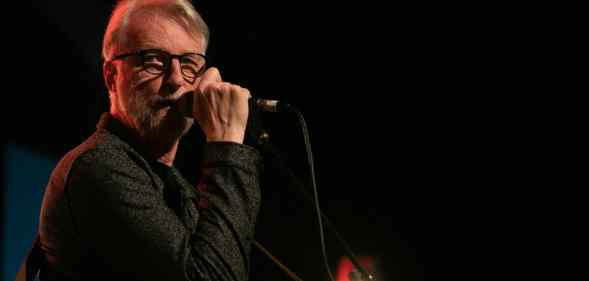 Billy Bragg performs live at Vicar Street on November 04, 2021 in Dublin, Ireland