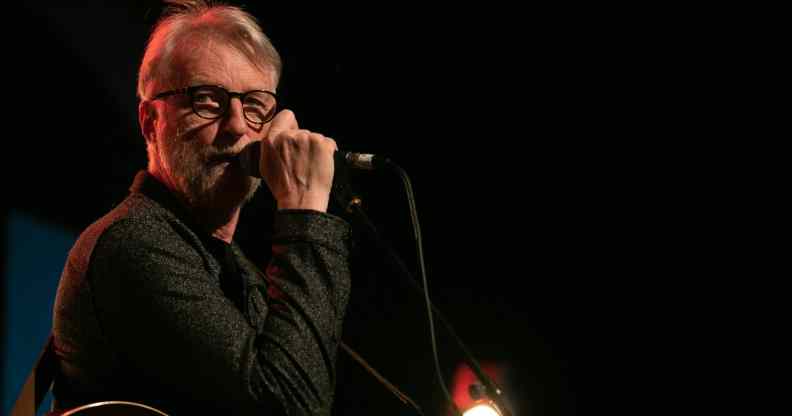 Billy Bragg performs live at Vicar Street on November 04, 2021 in Dublin, Ireland
