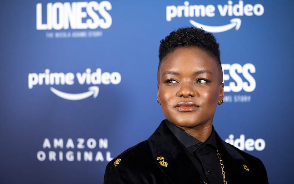 Nicola Adams attends the exclusive screening for Lioness: The Nicola Adams Story