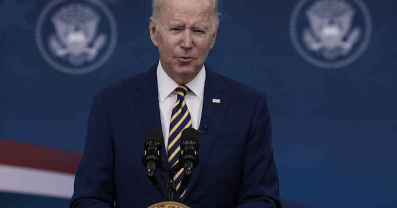 US president Joe Biden