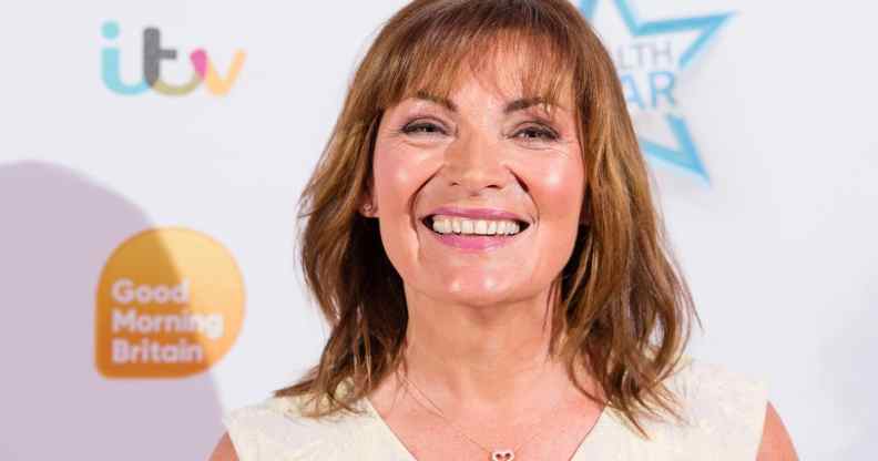 Headshot of Lorraine Kelly on the red carpet