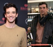 Michael Urie at an event and Michael Urie in Single All The Way