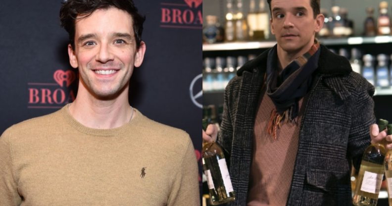 Michael Urie at an event and Michael Urie in Single All The Way