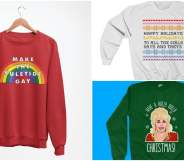 There's some amazing queer Christmas sweatshirts you can buy this year.