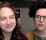 Queer rabbis Becca Walker (left) and Ariella Rosen (right)