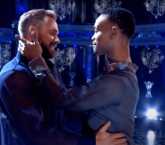 Johannes Radebe and John Whaite on Strictly Come Dancing