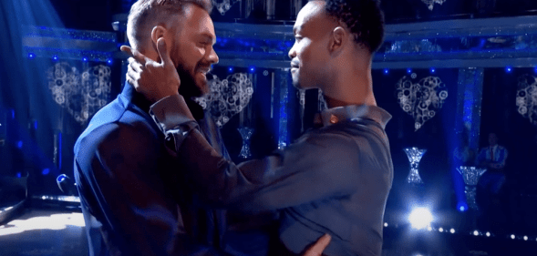 Johannes Radebe and John Whaite on Strictly Come Dancing