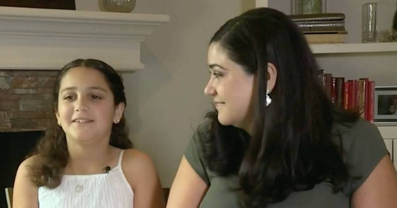 Lisa Stanton and her daughter smile during an interview for KPRC Click2Houston
