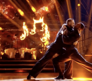Johannes Radebe and John Whaite dance the Argentine tango on Strictly Come Dancing