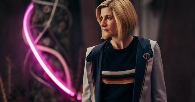 Jodie Whittaker as the Doctor.