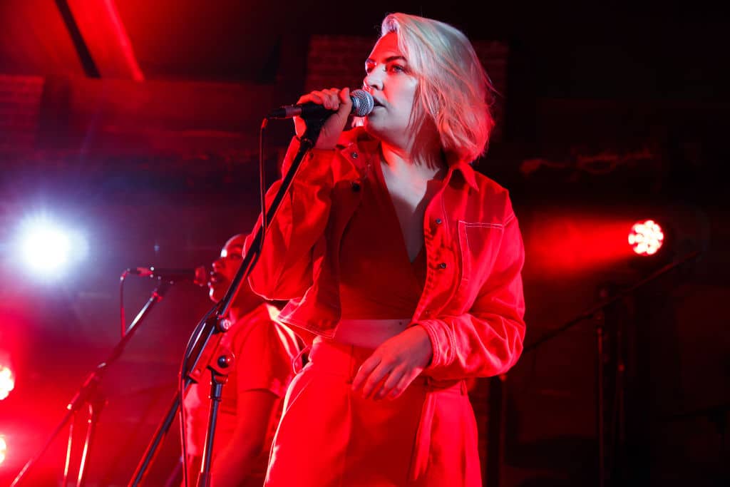 Rebecca Lucy Taylor of Self Esteem performs during All Points East Festival at Victoria Park on May 26, 2019 in London, England.