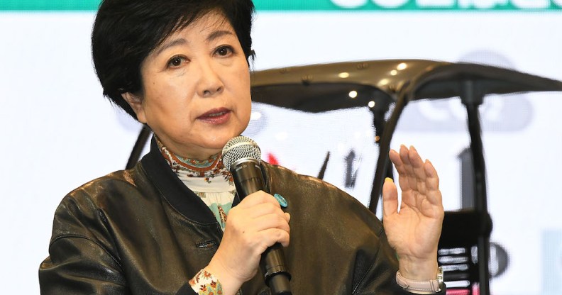 Tokyo governor Yuriko Koike